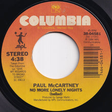 Load image into Gallery viewer, Paul McCartney - No More Lonely Nights (Ballad) / (Playout Version) (7 inch Record / Used)
