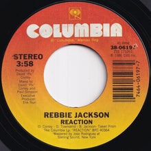 画像をギャラリービューアに読み込む, Rebbie Jackson - Reaction / (Instrumental) (7 inch Record / Used)
