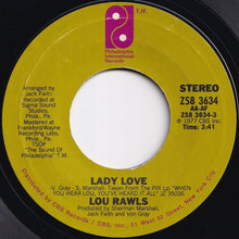 画像をギャラリービューアに読み込む, Lou Rawls - Lady Love / Not The Staying Kind (7 inch Record / Used)
