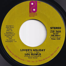 Load image into Gallery viewer, Lou Rawls - Let Me Be Good To You / Lover's Holiday (7 inch Record / Used)
