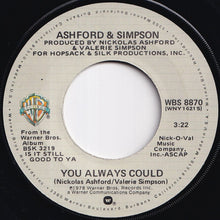 Load image into Gallery viewer, Ashford &amp; Simpson - Found A Cure / You Always Could (7 inch Record / Used)
