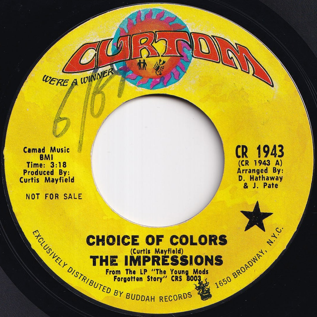 Impressions - Choice Of Colors / Mighty Mighty Spade & Whitey (7