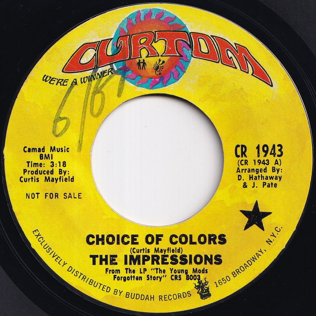 Impressions - Choice Of Colors / Mighty Mighty Spade & Whitey (7