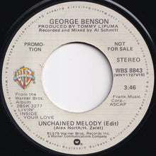 Load image into Gallery viewer, George Benson - Unchained Melody (Edit) (Stereo) / (Mono) (7 inch Record / Used)

