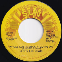 画像をギャラリービューアに読み込む, Jerry Lee Lewis - Whole Lotta Shakin' Going On / It'll Be Me  (7 inch Record / Used)
