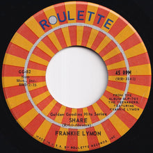 画像をギャラリービューアに読み込む, Frankie Lymon - I'm Not Too Young To Dream / Share (7 inch Record / Used)
