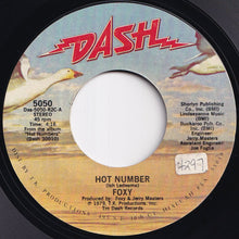 Load image into Gallery viewer, Foxy - Hot Number / Call It Love (7 inch Record / Used)
