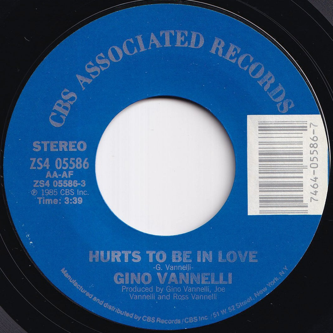 異邦人 What's Love? 45回転レコード Gino Vannelli - Hurts To Be In Love / Here She Comes (7 inch