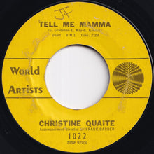 画像をギャラリービューアに読み込む, Christine Quaite - Tell Me Mamma / In The Middle Of The Floor (7 inch Record / Used)
