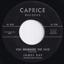 Load image into Gallery viewer, James Ray - Itty Bitty Pieces / You Remember The Face (7 inch Record / Used)
