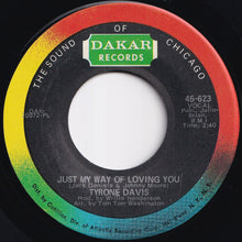 Load image into Gallery viewer, Tyrone Davis - Could I Forget You / Just My Way Of Loving You (7 inch Record / Used)
