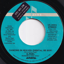 画像をギャラリービューアに読み込む, Q-Feel - Dancing In Heaven (Orbital Be-Bop) / At The Top (All The Way To St. Tropez) (7 inch Record / Used)
