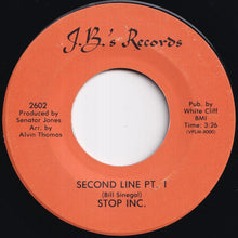画像をギャラリービューアに読み込む, Stop Inc. - Second Line Pt. 1 / Pt. 2 (7 inch Record / Used)
