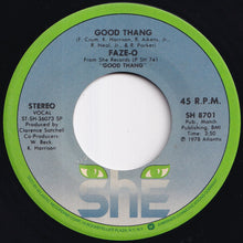 画像をギャラリービューアに読み込む, Faze-O - Good Thang / Who Loves You (7 inch Record / Used)
