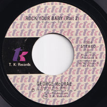 画像をギャラリービューアに読み込む, George McCrae - Rock Your Baby / (Part 2) (7 inch Record / Used)
