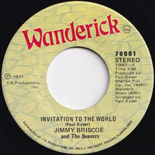 画像をギャラリービューアに読み込む, Jimmy Briscoe And The Beavers - Invitation To The World / Ain't Nothing New Under The Sun (7 inch Record / Used)
