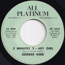 画像をギャラリービューアに読み込む, G. Kerr Orch. / George Kerr - Back Lash / 3 Minutes 2 - Hey Girl (7 inch Record / Used)
