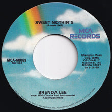 Load image into Gallery viewer, Brenda Lee - Sweet Nothin's / I Want To Be Wanted (Per Tutta La Vita)  (7 inch Record / Used)
