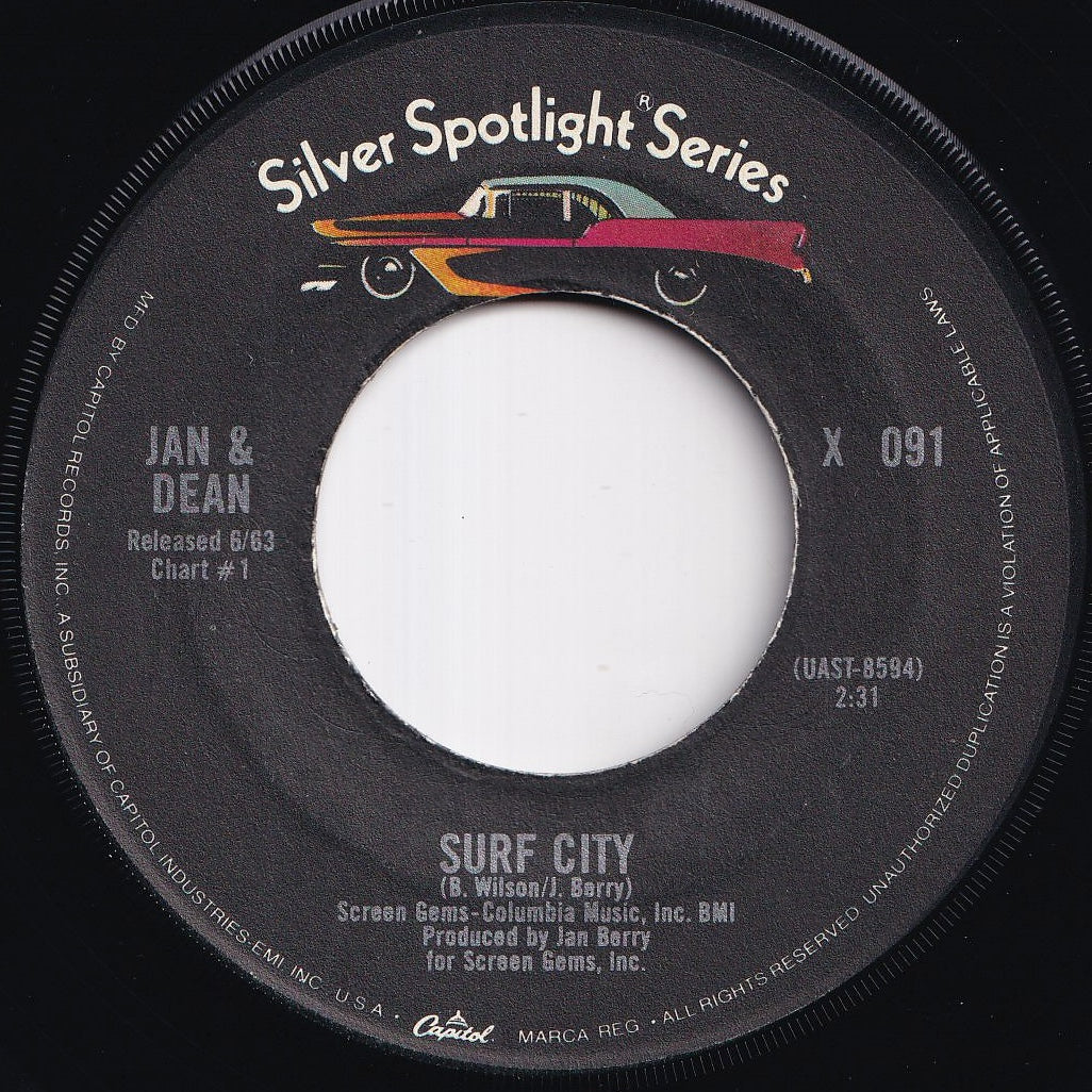 Jan & Dean - Surf City / Ride The Wild Surf (7 inch Record / Used