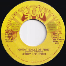 画像をギャラリービューアに読み込む, Jerry Lee Lewis - Great Balls Of Fire / You Win Again (7 inch Record / Used)
