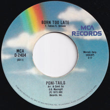 画像をギャラリービューアに読み込む, Elegants / Poni-Tails - Little Star / Born Too Late (7 inch Record / Used)
