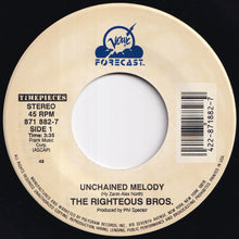 画像をギャラリービューアに読み込む, Righteous Bros. - Unchained Melody / Hung On You (7 inch Record / Used)
