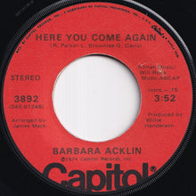 画像をギャラリービューアに読み込む, Barbara Acklin - Raindrops / Here You Come Again (7 inch Record / Used)
