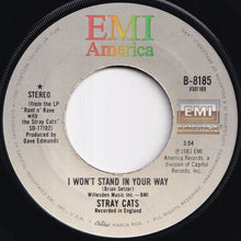 画像をギャラリービューアに読み込む, Stray Cats - I Won't Stand In Your Way / (Acappella Version) (7 inch Record / Used)
