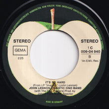 画像をギャラリービューアに読み込む, John Lennon, Plastic Ono Band - Imagine / It's So Hard (7 inch Record / Used)
