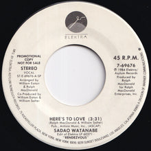 Load image into Gallery viewer, Sadao Watanabe - Here's To Love / Here's To Love (7 inch Record / Used)
