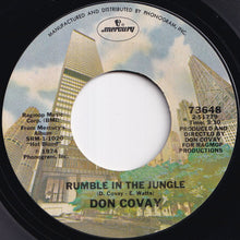 画像をギャラリービューアに読み込む, Don Covay - Rumble In The Jungle / We Can't Make It No More (7 inch Record / Used)
