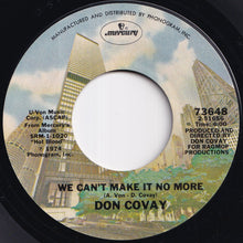 画像をギャラリービューアに読み込む, Don Covay - Rumble In The Jungle / We Can't Make It No More (7 inch Record / Used)
