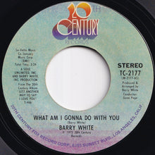 画像をギャラリービューアに読み込む, Barry White - What Am I Gonna Do With You / What Am I Gonna Do With You Baby (7 inch Record / Used)
