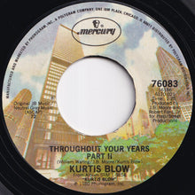 画像をギャラリービューアに読み込む, Kurtis Blow - Throughout Your Years Part I / Part II (7 inch Record / Used)
