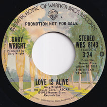 画像をギャラリービューアに読み込む, Gary Wright - Love Is Alive (Stereo) / (Mono) (7 inch Record / Used)
