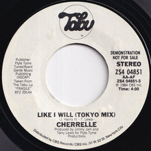 画像をギャラリービューアに読み込む, Cherrelle - Like I Will (Tokyo Mix) / Like I Will (7 inch Record / Used)

