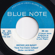 画像をギャラリービューアに読み込む, Brother Jack McDuff - Down Home Style / Theme From Electric Surfboard (7 inch Record / Used)
