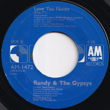 画像をギャラリービューアに読み込む, Randy &amp; The Gypsys - Love You Honey / (Dub 7") (7 inch Record / Used)
