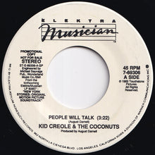 画像をギャラリービューアに読み込む, Kid Creole &amp; The Coconuts - People Will Talk / People Will Talk (7 inch Record / Used)
