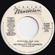 画像をギャラリービューアに読み込む, Kid Creole &amp; The Coconuts - People Will Talk / People Will Talk (7 inch Record / Used)
