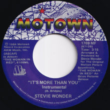 画像をギャラリービューアに読み込む, Stevie Wonder - Love Light In Flight / It's More Than You (Instrumental) (7 inch Record / Used)
