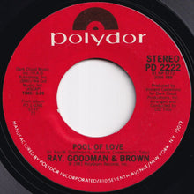 画像をギャラリービューアに読み込む, Ray, Goodman &amp; Brown - Gambled On Your Love / Pool Of Love (7 inch Record / Used)
