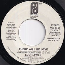 画像をギャラリービューアに読み込む, Lou Rawls - There Will Be Love / There Will Be Love (7 inch Record / Used)
