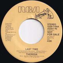 画像をギャラリービューアに読み込む, Theresa - Last Time / Last Time (7 inch Record / Used)
