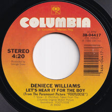 画像をギャラリービューアに読み込む, Deniece Williams - Let's Hear It For The Boy / (Instrumental - Short Version) (7 inch Record / Used)
