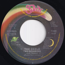 画像をギャラリービューアに読み込む, Deele - Two Occasions / (Instrumental) (7 inch Record / Used)

