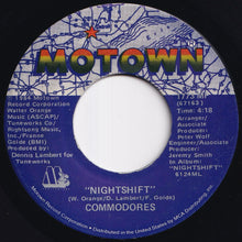 画像をギャラリービューアに読み込む, Commodores - Nightshift / I Keep Running (7 inch Record / Used)
