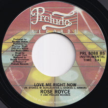 画像をギャラリービューアに読み込む, Rose Royce - Love Me Right Now / (Instrumental) (7 inch Record / Used)
