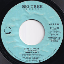 画像をギャラリービューアに読み込む, Jimmie Mack - Give It Away (Stereo) / (Mono) (7 inch Record / Used)
