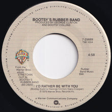 画像をギャラリービューアに読み込む, Bootsy's Rubber Band - Body Slam! / I'd Rather Be With You (7 inch Record / Used)
